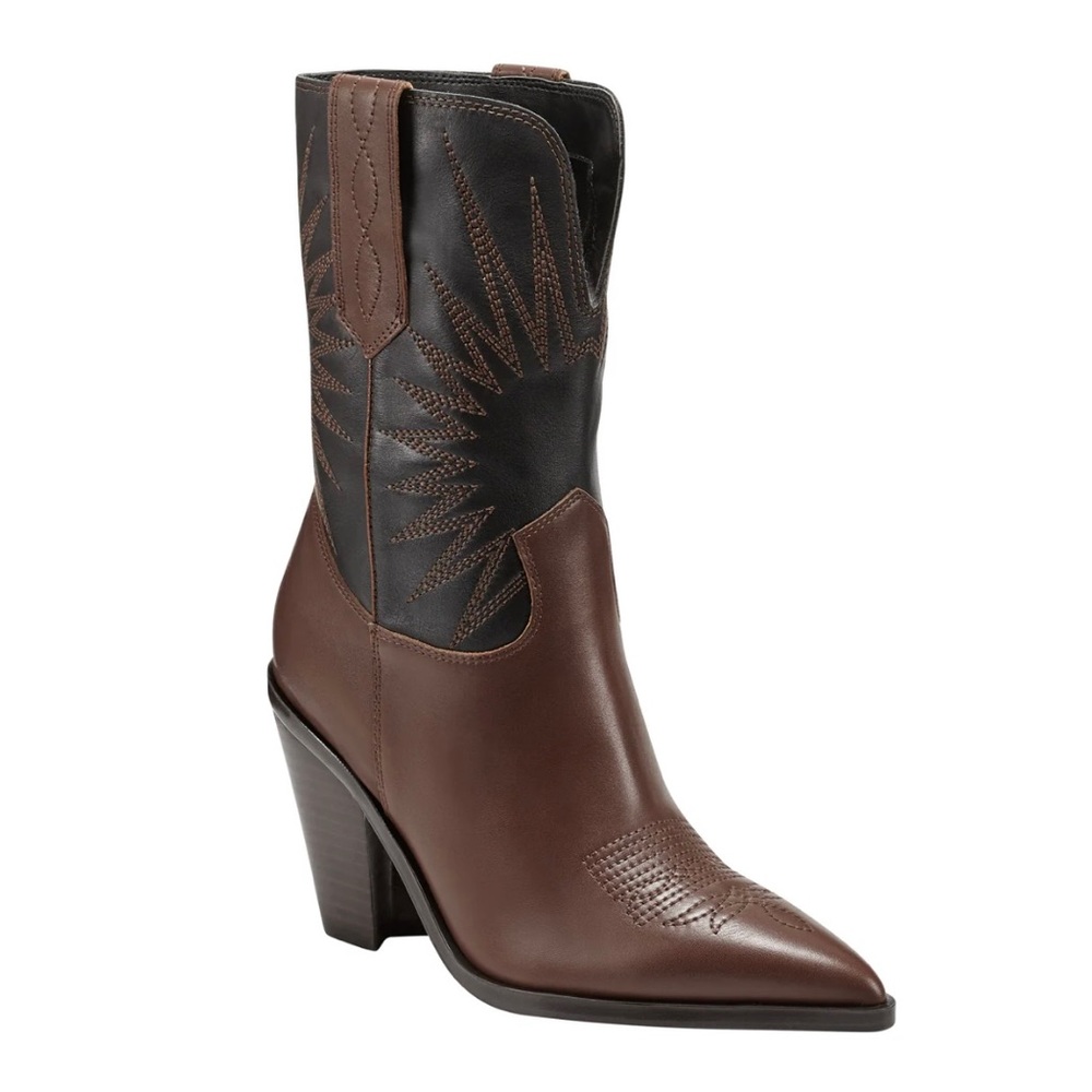 NWOT Marc Fisher Rogers Western Bootie